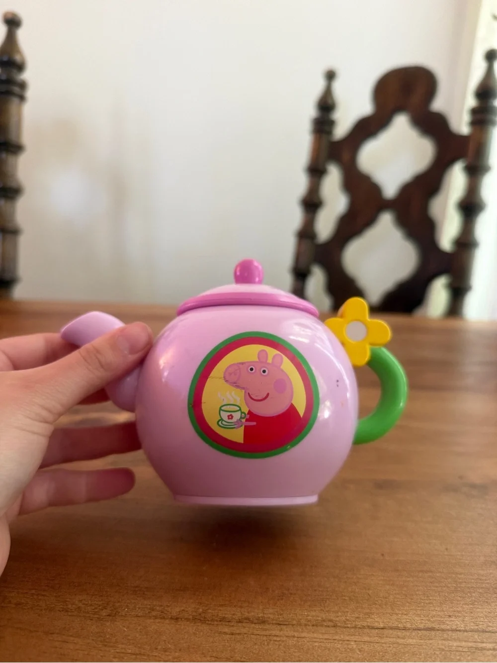 Peppa Pig Pink Play Teapot for Kids